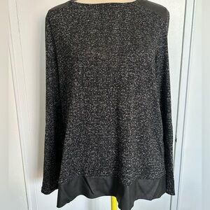 Chico’s, Long Sleeve Metallic Top